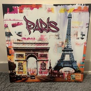 “Paris” Multi- colored canvas without any wear or tears.